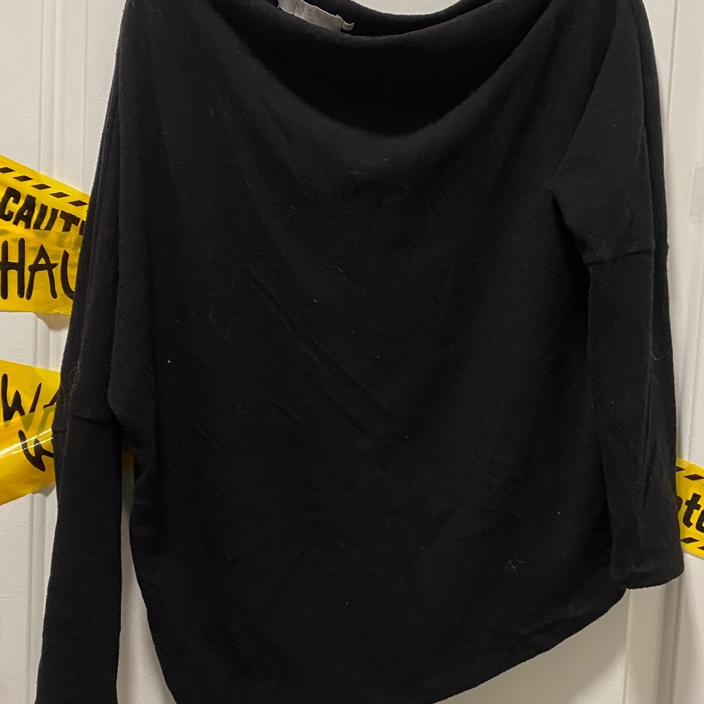 ASTR XL BLACK LONG SLEEVE TEE